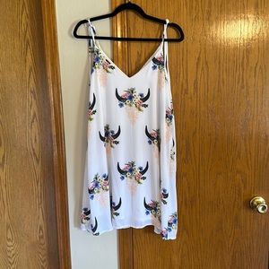 Bull Skull Floral Dress